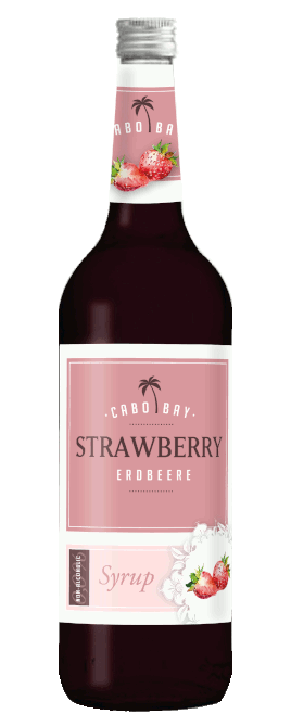 Cabo Bay Strawberry Syrup - 1 Liter - Design 2023
