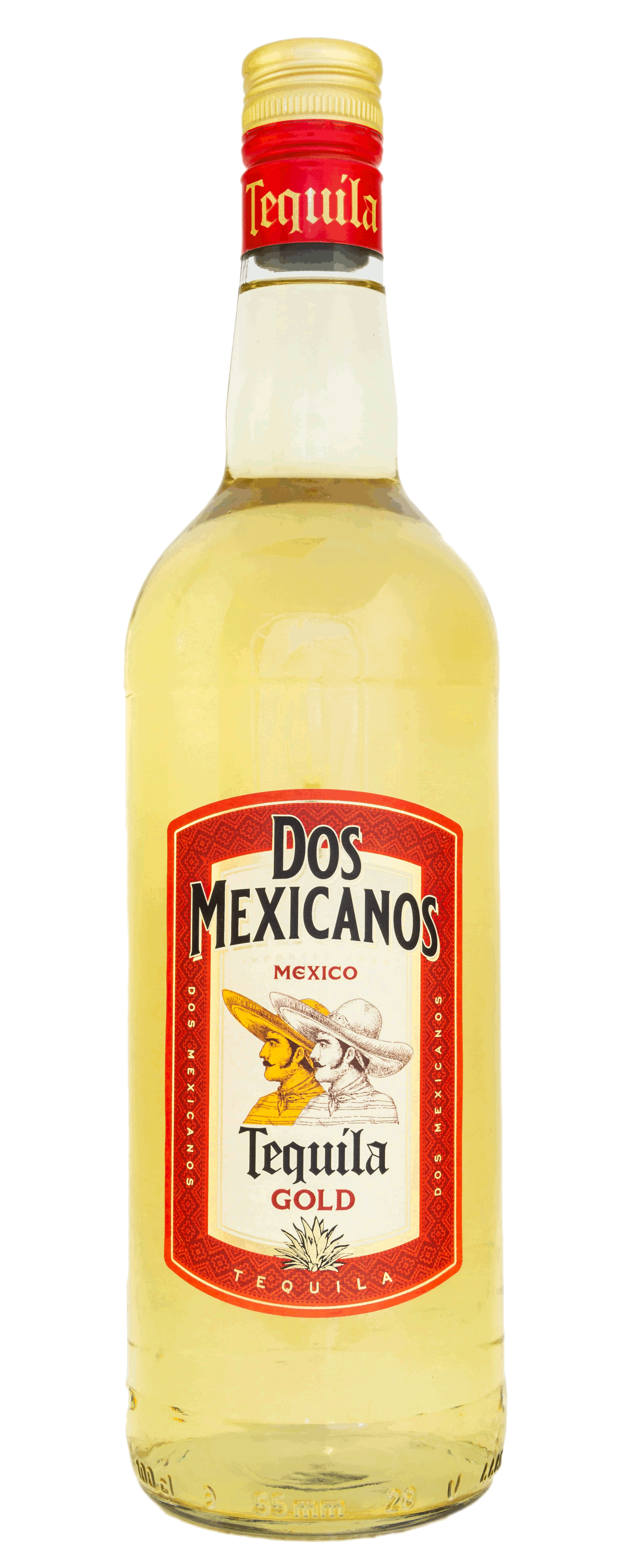 Tequila Dos Mexicanos Gold - 1 Liter