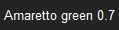 Amaretto green 0.7