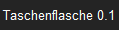 Taschenflasche 0.1